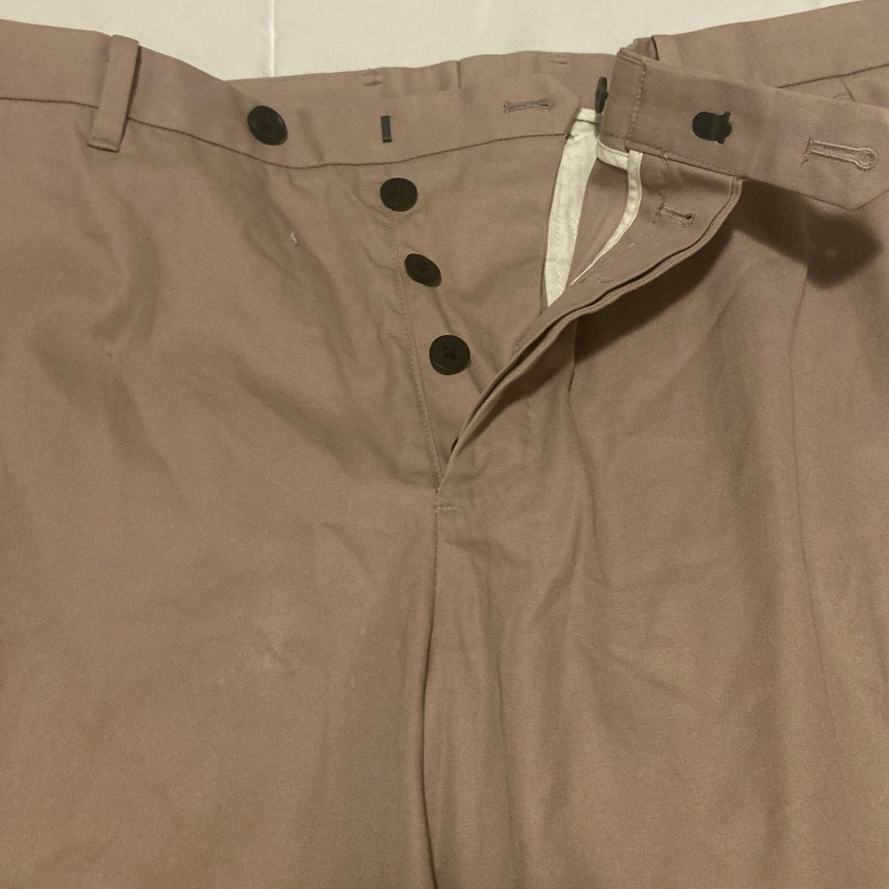All Saints Tan Chinos Cotton Blend Classic
